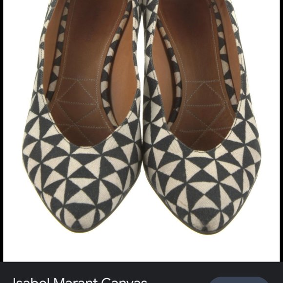 Isabel Marant printed canvas pump size 37 US 7 - Picture 9 of 11
